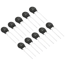 NTC Thermistors Resistors, 10Pcs 5 Ohm NTC 5 D-13 Temperature Sensor
