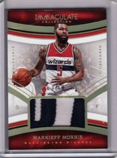 2016-17 Panini Immaculate Markieff Morris Game Worn Patch 3/6