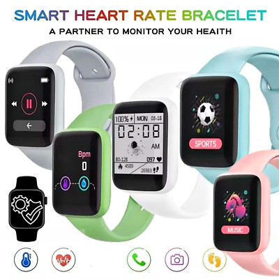Smart Wrist Watch Bluetooth Sports Fitness Health Monitor Men Women Smartwatch