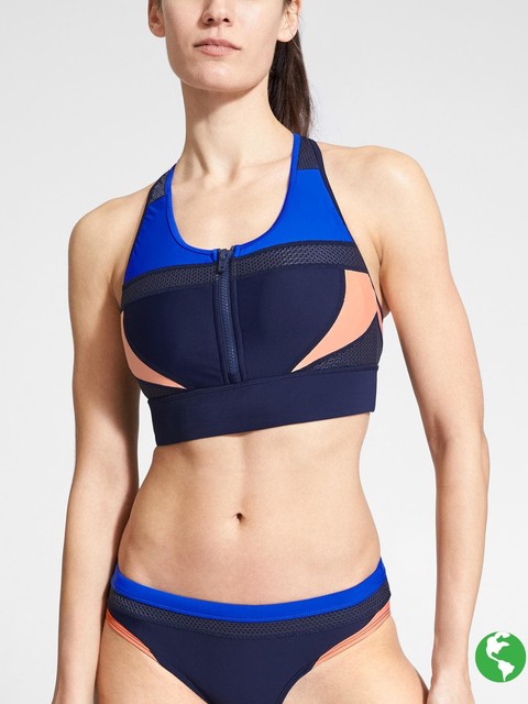 athleta colorblock swimsuit