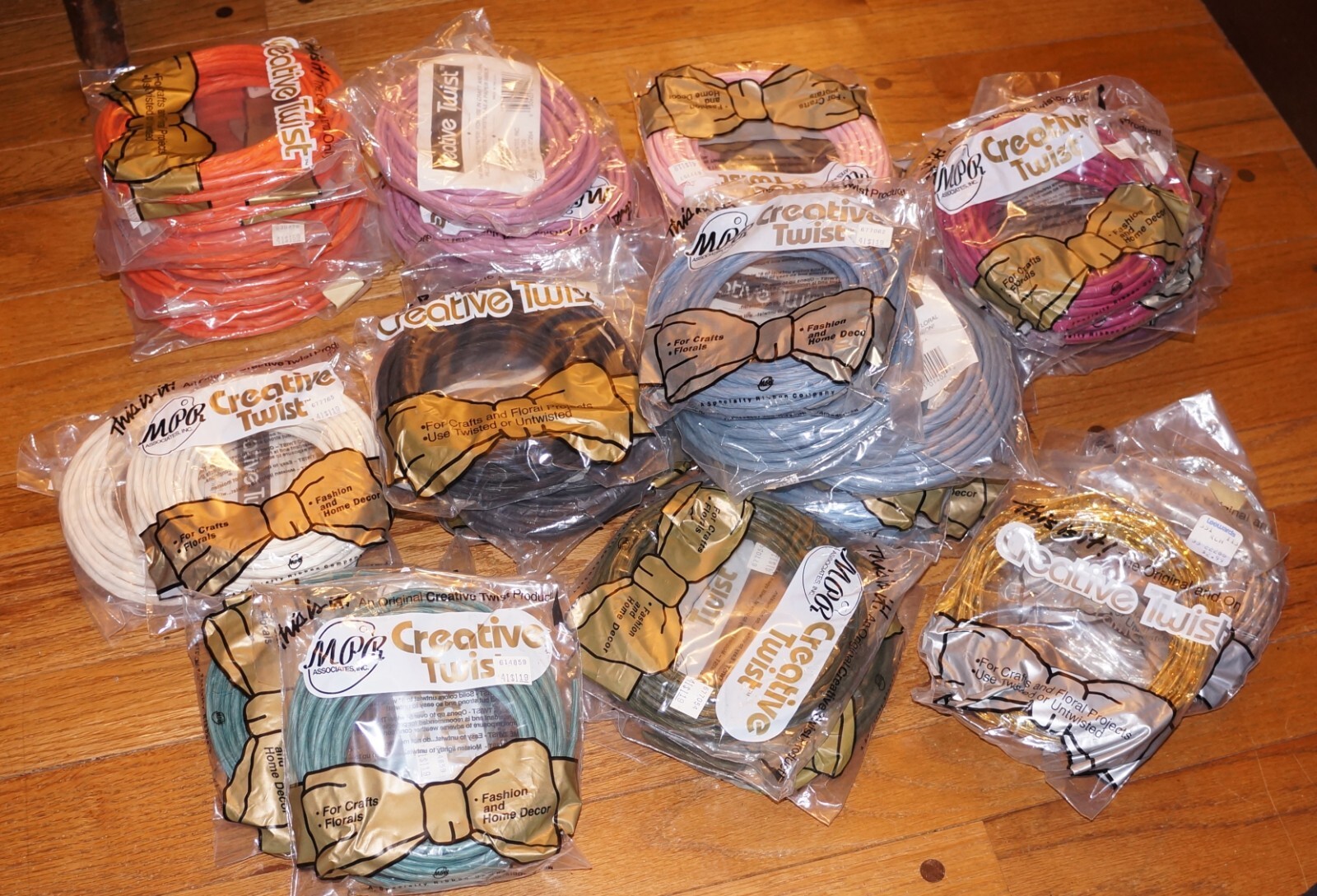 Lot of 36 (6 Yard) Packages Twisted Craft Paper Ribbon Rope MPR ...
