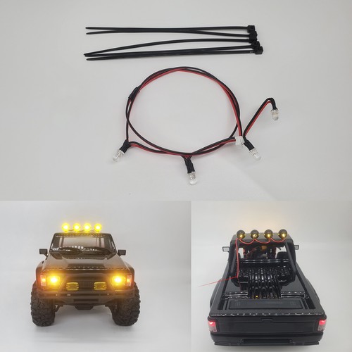 AXspeed Dachlampe Für 1/18 RC Auto - LED Scheinwerfer Für HPI Venture HILUX