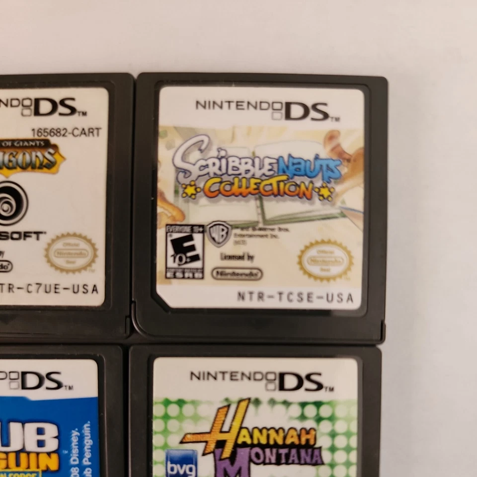 Scribblenauts Collection (Nintendo DS, 2013) - 4 Loose Cartridge Authentic Works - Image 3 of 4