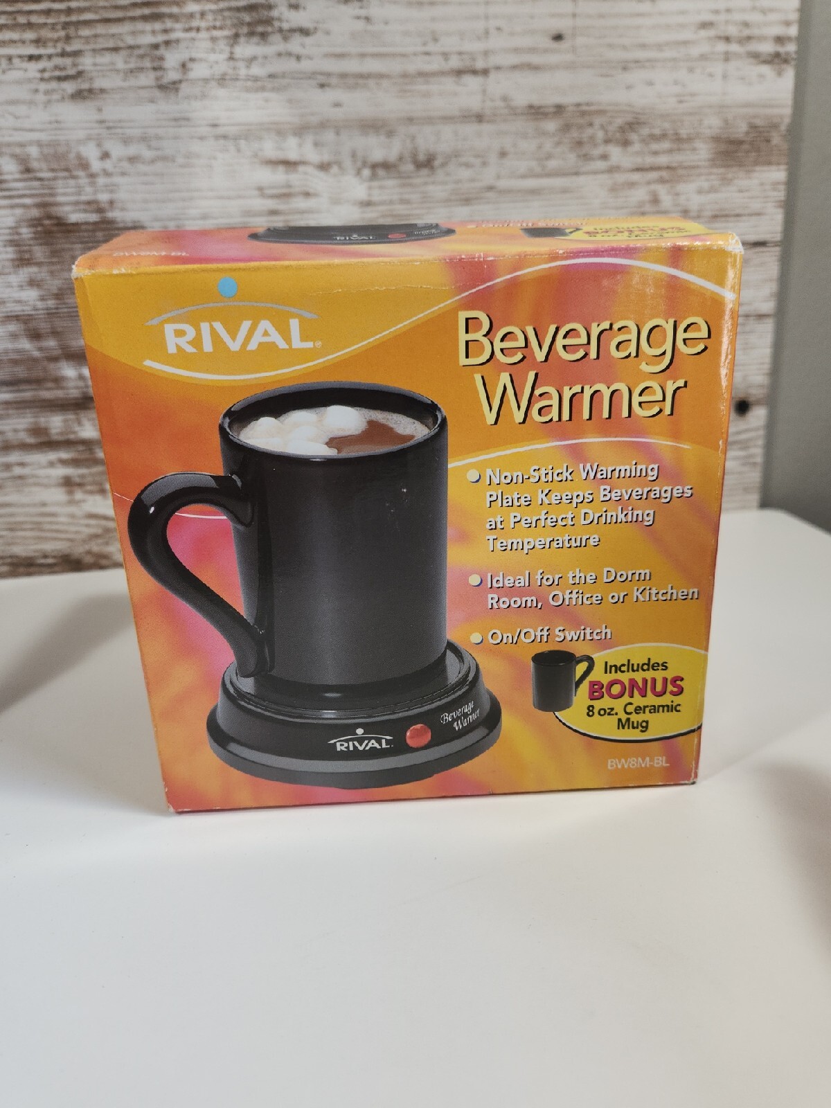 Genuine Original Rival BW8MGR Round Green Beverage Warmer with 8oz Ceramic Mug eBay