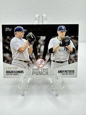 2023 Topps Series 1 ~ Clemens - Pettitte One-Two Punch Black Parallel /299