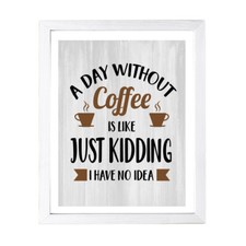 Designs ByLITA A Day Without Coffee Is Like Just Kidding I Have No Idea,