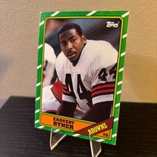 EARNEST BYNER (RC) 1986 Topps Football Rookie Card #189 Cleveland Browns. rookie card picture