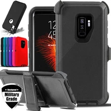 For Samsung Galaxy S9 | S9+ Shockproof Heavy Duty Rugged Case Cover + Belt Clip
