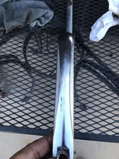 FREE AGENT CHROMOLY 1-PIECE 175mm CHROME OLD SCHOOL BMX CRANK ARMS THREADED