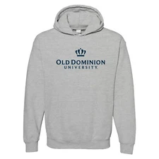Old Dominion Monarch Institutional Logo Hoodie - Sport Grey
