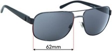 SFx Replacement Sunglass Lenses fits Ralph Lauren Polo PH 3093 - 62mm Wide
