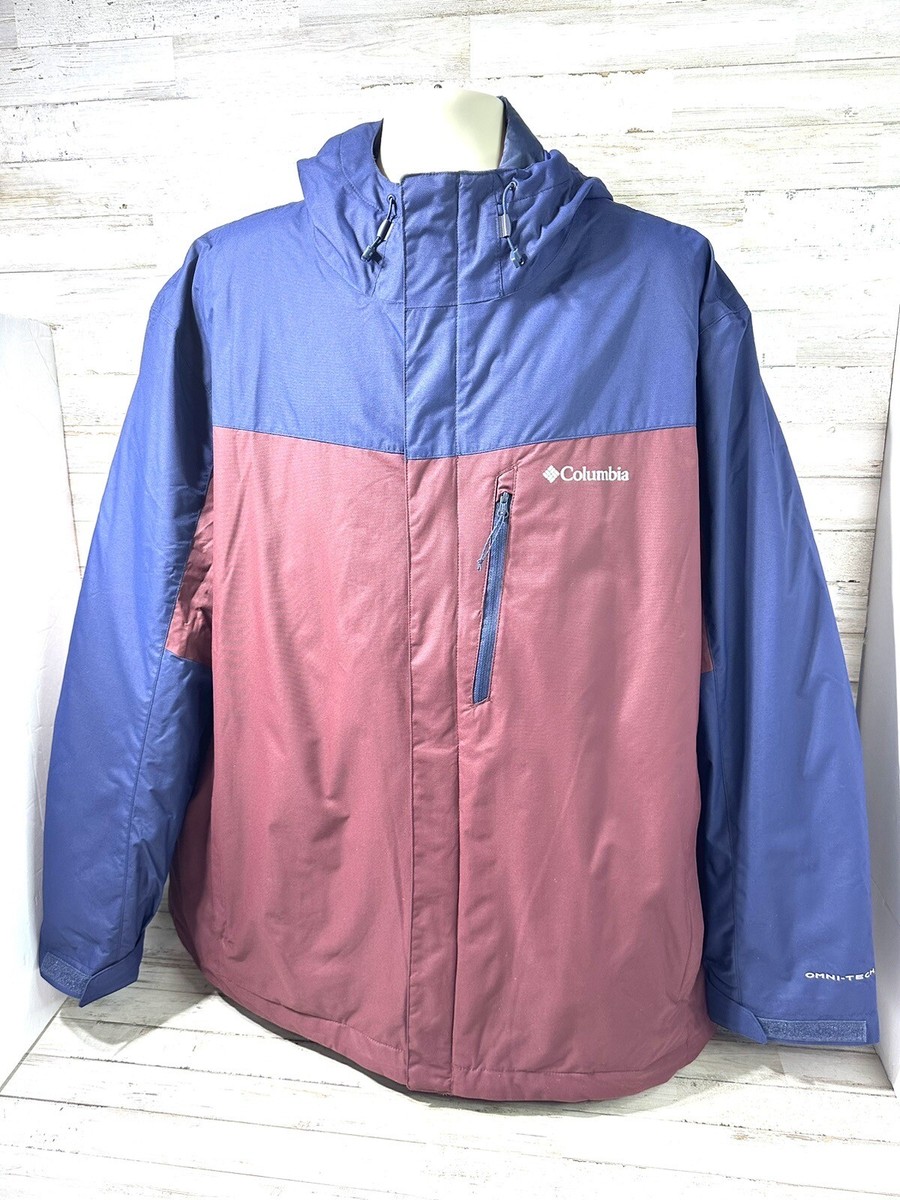 Columbia Interchange Omni Tech Water And Wind Proof Jacket Size 3X