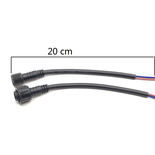 40cm Waterproof Male & Female Plug Wire Connector Cable Electrical Wire 2-8Pin - Picture 3 of 14