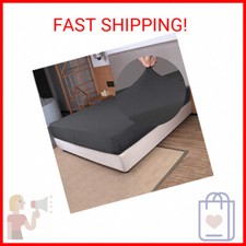 Stretch Twin Size Fitted Sheet Only - 4 Way Stretchy Jersey Knit, Snug Fit for T