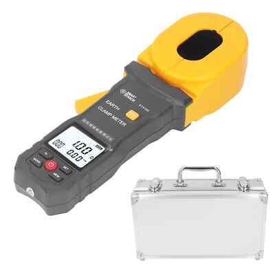 Ground Earth Resistance Tester Digital LCD Clamp Ground Resistance Meter
