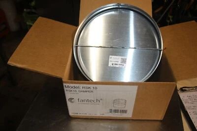 FANTECH RSK 10 411116 10" BACKDRAFT DAMPER NEW FREE SHIPPING