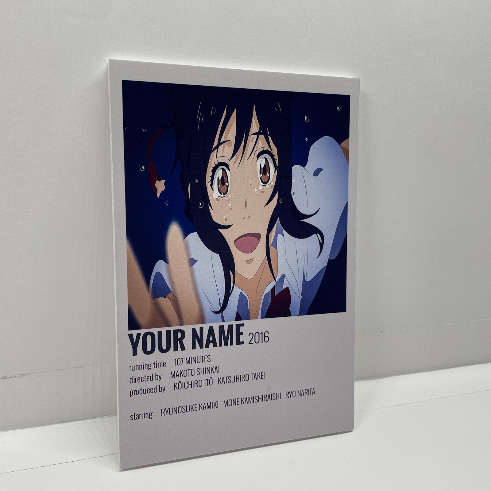 Your Name Minimalist Poster  Minimalist poster, Anime reccomendations,  Anime movies