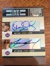 2005 Donruss Signature INKcredible Combos #32 Danny Graves Matt Lindstrom...