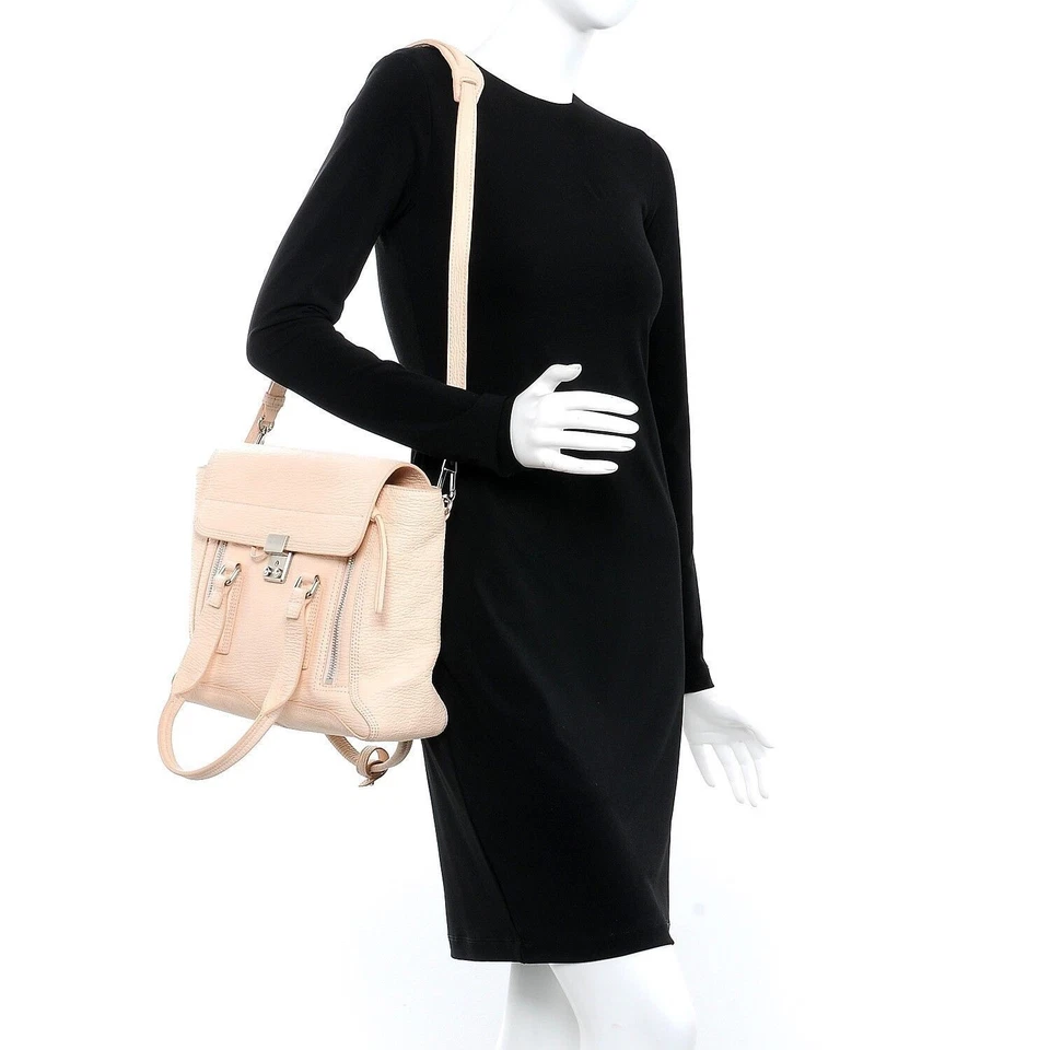 Bolso de hombro 3.1 PHILLIP LIM piel de becerro texturizada mediano Pashli Foto 2 de 4