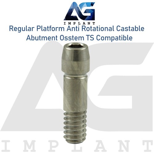 10 Abtment colatabile antirotazionale 2,5 mm adatto a piattaforma regolare 0stem® TS - Foto 4 di 4
