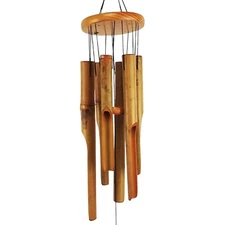 Nature-Inspired Bamboo Wind Chimes for Serene Outdoor Relaxation - Gift-Ready