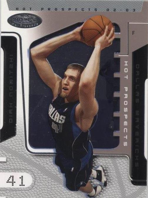 2002-03 Hoops Hot Prospects - Dirk Nowitzki #28 - 1 of 2