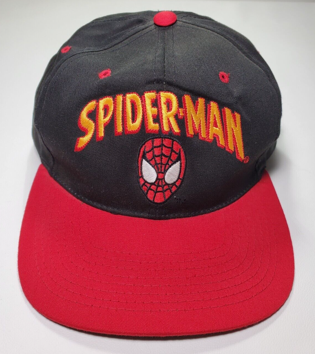 Vintage Spiderman American Needle Blockhead Snapback Hat Cap 