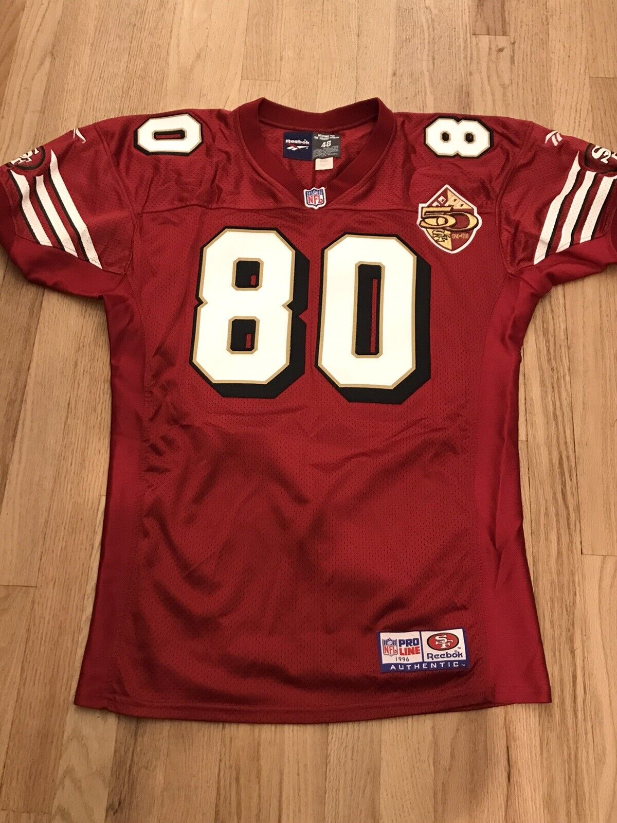 Jerry Rice Team issued San Francisco 49ers Jersey Game Used Worn