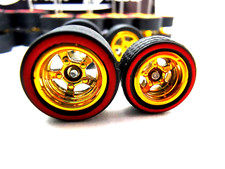 10 Set 10-12mm Gold Red Line Samed Wheels 5 Bolt 164 Rubber Wheels 58 10 Set 10-12mm Gold Red Line Samed Wheels 5 Bolt 164 Rubber Wheels 58