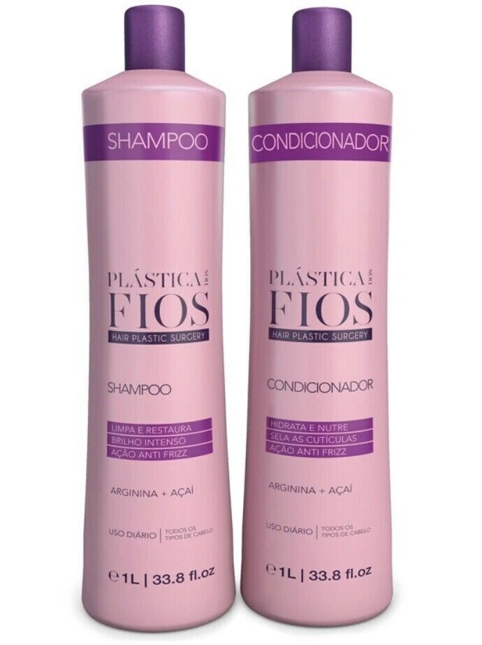 Plastica dos Fios Cadiveu Shampoo and Conditioner 2L+Cadiveu Liso Mágico 215ML - Image 3 of 4