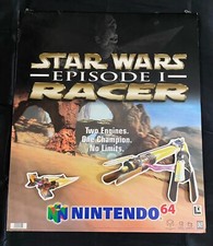IA Star Wars Episode I Racer Nintendo 64 N64 Promotional Hanger Great Shape