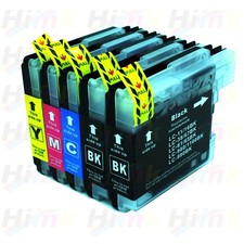 5PK New LC61 Ink For Brother MFC-250C MFC-295CN MFC-385CW MFC-490CW MFC-6490CW