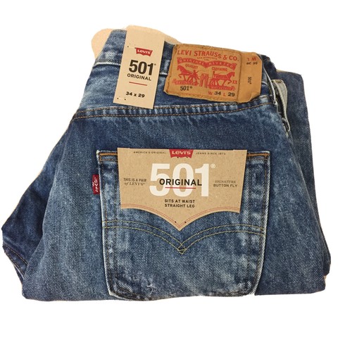 Levis 501 Original Straight Leg Button 