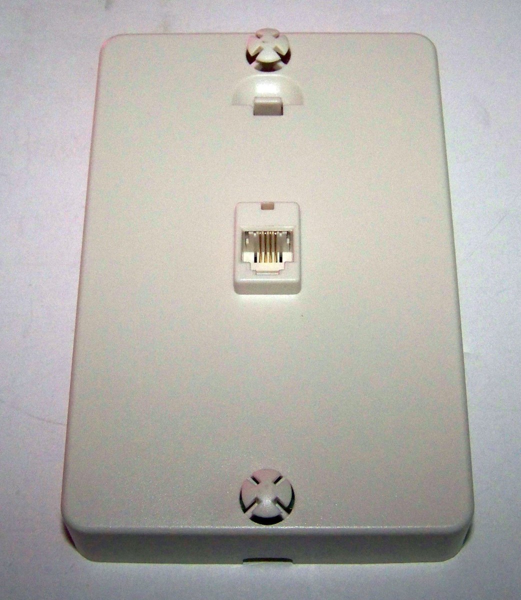 4000038 wall mount DSL U-Verse adapter noise Filter Phone Line cord cable  plug