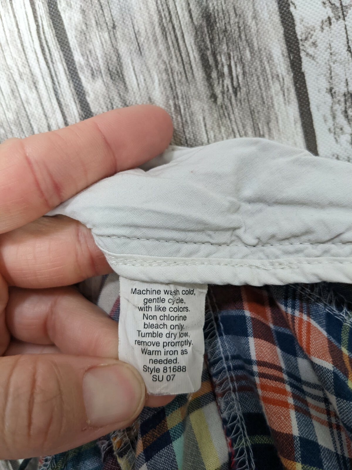 Men's Blue Multicolored J.Crew Patchwork Flat Fro… - image 8