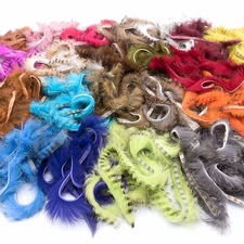 BLACK BARRED RABBIT STRIPS - Hareline Fly & Jig Tying Zonker Fur 20+ Colors NEW!
