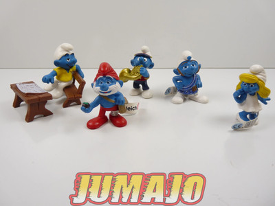 FIG116 5er Set PVC Figuren Schleich Schlumpf Schlump smurf GROSSER SCHLÜMPFE