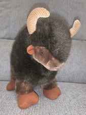 Dakin Buffalo Bison Plush Toy Stuffed Animal 14" Vintage 1984 Western Brown
