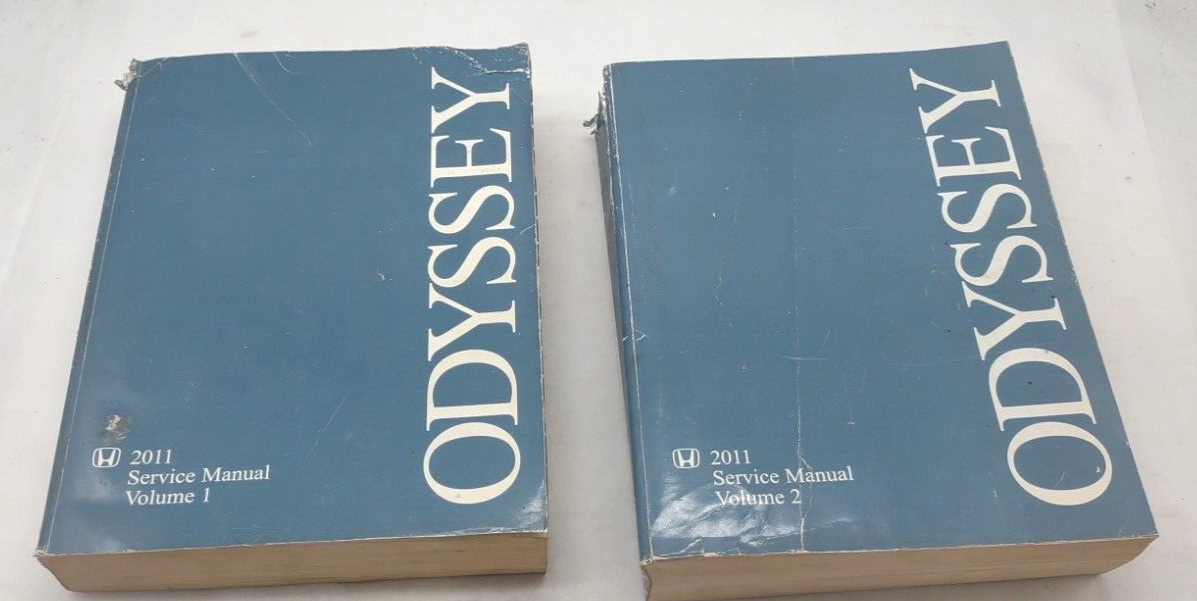 2011 Honda Odyssey Van Factory Shop Repair Service Manual Set SKUS