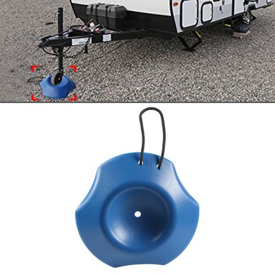 RV Trailer Stopper Zunge Jack Anti-Rutsch-Block Wheel Dock Chock Stabilizer