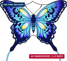 55" Large Butterfly Kite for Kids and Adults Easy to Fly Beginners Single Line S