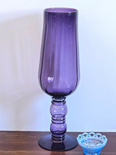 Vintage Empoli Style Amethyst Glass 25  Floor...