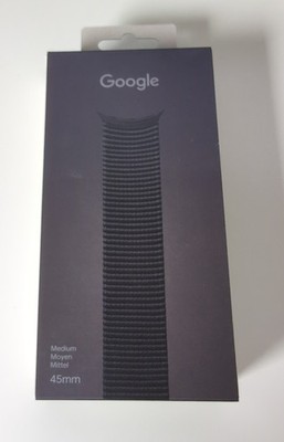 Original Google Pixel Watch Band 45mm Armband Obsidian/Hazel Größe M