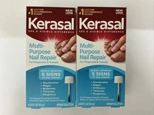 2x Kerasal Multi Purpose Nail Repair  For Fingernails Or Toenails (0.43oz/13ml)
