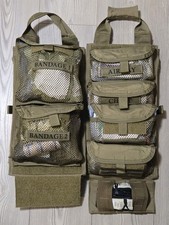 Tactical Medical Insert Panel Kit Military Medic Coyote Brown Official Gear 