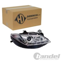 Diederichs Tuning H1 Scheinwerfer Satz Chrom Klarglas Passend FüR Seat Ibiza