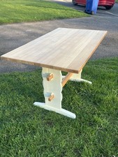 Solid Wooden Table Medium Size, Sturdy, 120cm x 70cm x 73cm Collection Only