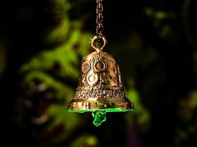 Nurgle Bell Amulet Brass Warhammer 40K Plague Marines Chaos Starforged no chain