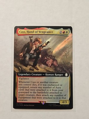 Cass, Hand of Vengeance (Extended Art Surge Foil) - Fallout - LP - Rare Creature