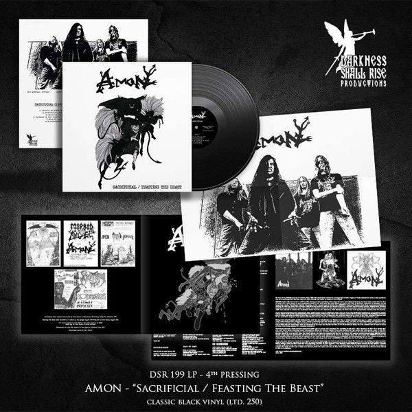 Amon Sacrificial / Feasting The Beast (4th Press Black Vinyl) LP New 40686510032